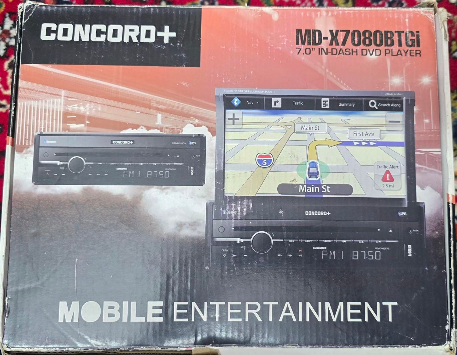 ضبط ماشین جی پی اس دار مانیتور دار تاشو  concord|قطعات یدکی و لوازم جانبی|خوی, |دیوار
