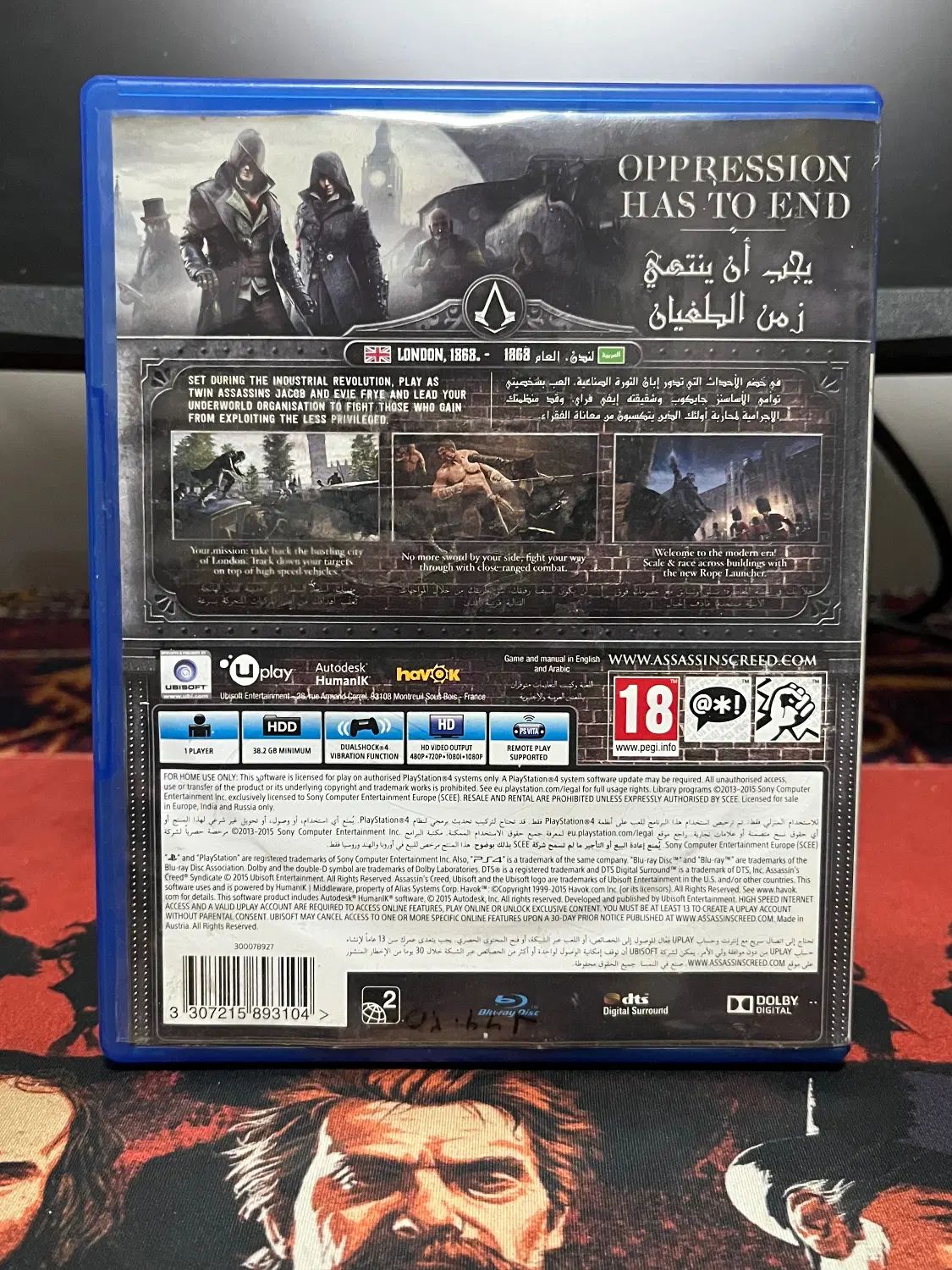 بازی ps4 اساسین سندیکیت|کنسول، بازی ویدئویی و آنلاین|مشهد, هفده شهریور|دیوار
