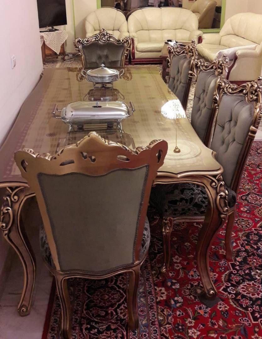 مبلمان ۹ نفره با میز ناهارخوری|مبلمان خانگی و میز عسلی|تهران, امانیه|دیوار