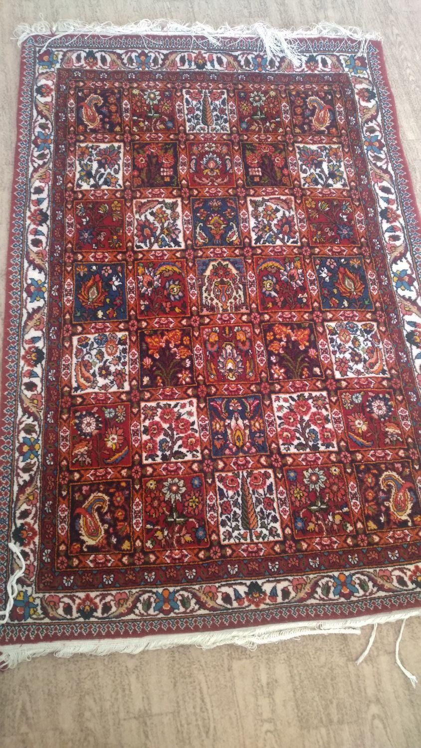 قالیچه دستبافت یک دریک ونیم|فرش|شهرکرد, |دیوار