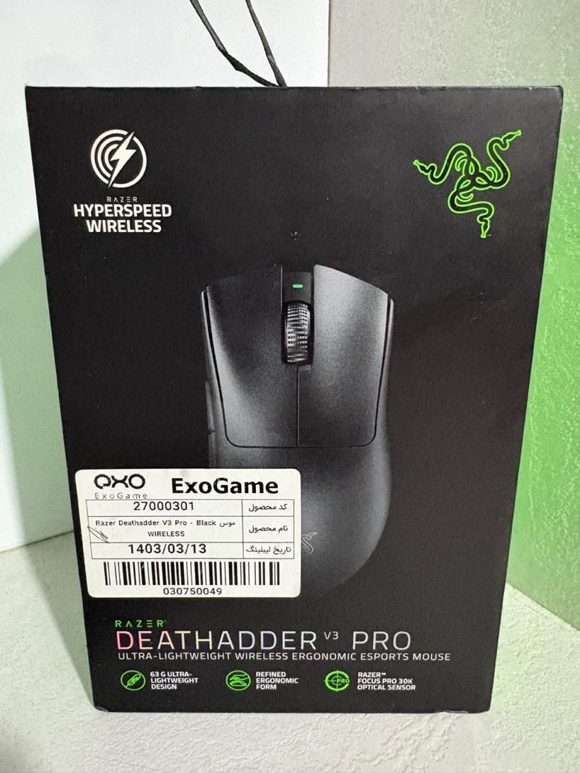 ماوس ریزر DeathAdder V3 Pro|قطعات و لوازم جانبی رایانه|تهران, فدک|دیوار