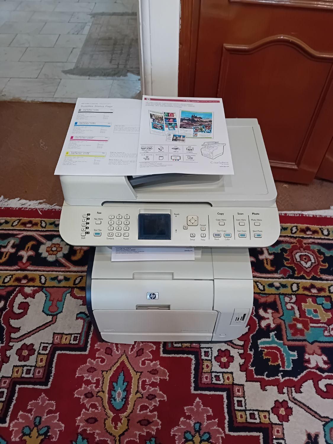 پرینتر لیزری رنگی ۴کاره دو رو زن شبکه وایفایhp2320|پرینتر، اسکنر، کپی، فکس|تبریز, |دیوار