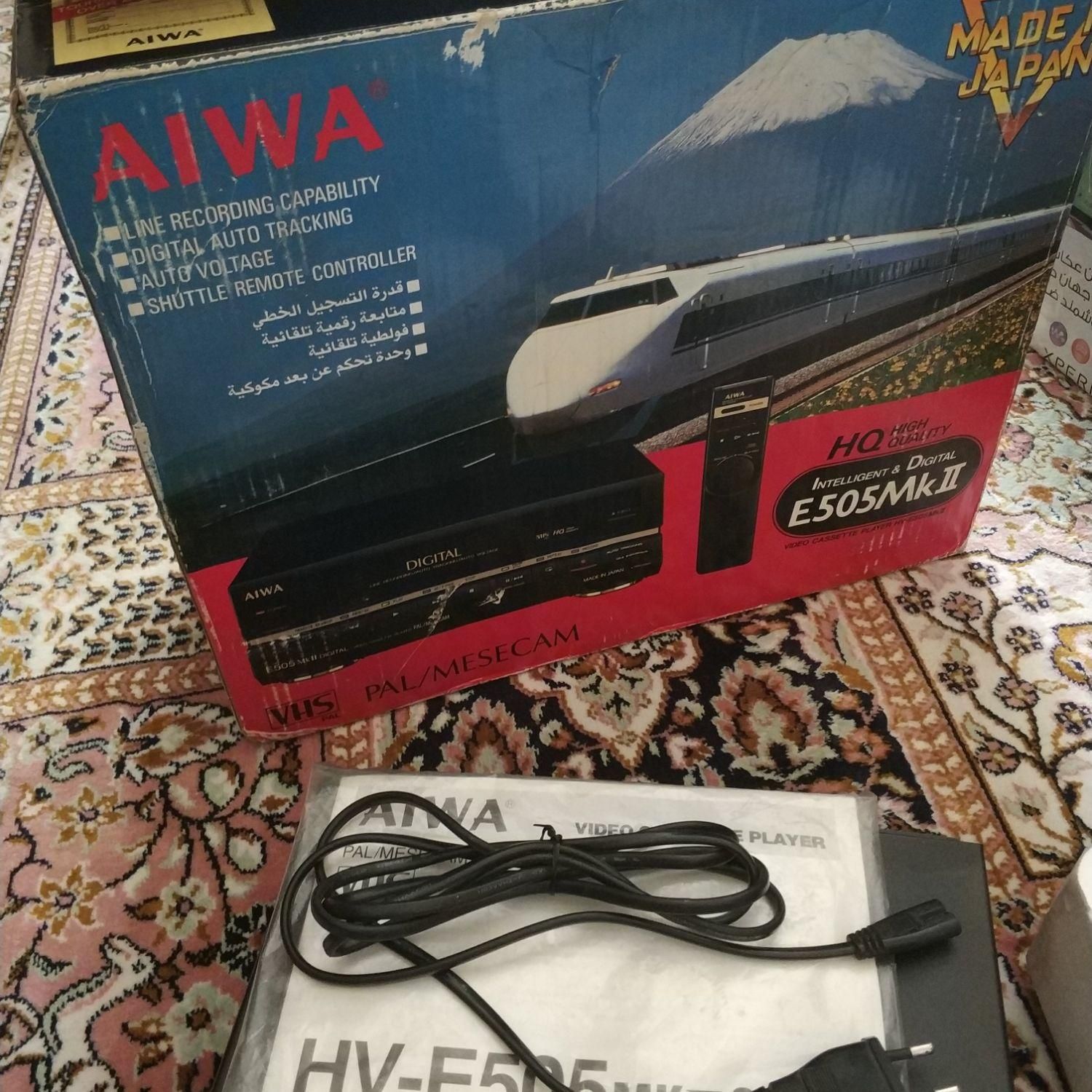 دستگاه وی‌اچ‌اس VHS آیوا AIWA اصل|پخش‌کننده DVD و ویدیو|تهران, کوی مهران|دیوار