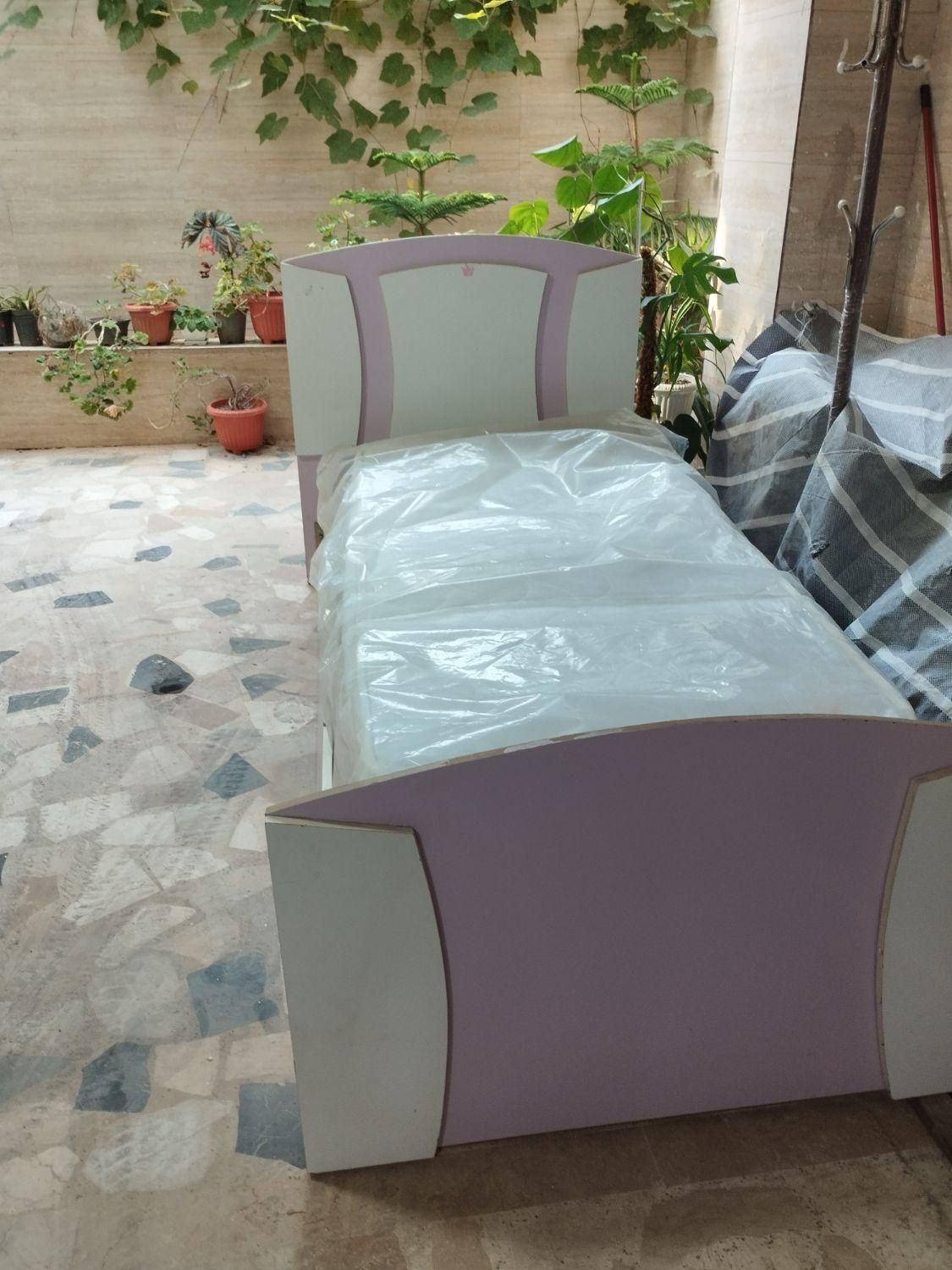تخت خواب دخترانه 1*2|تشک تختخواب|رشت, کوی جام جم|دیوار