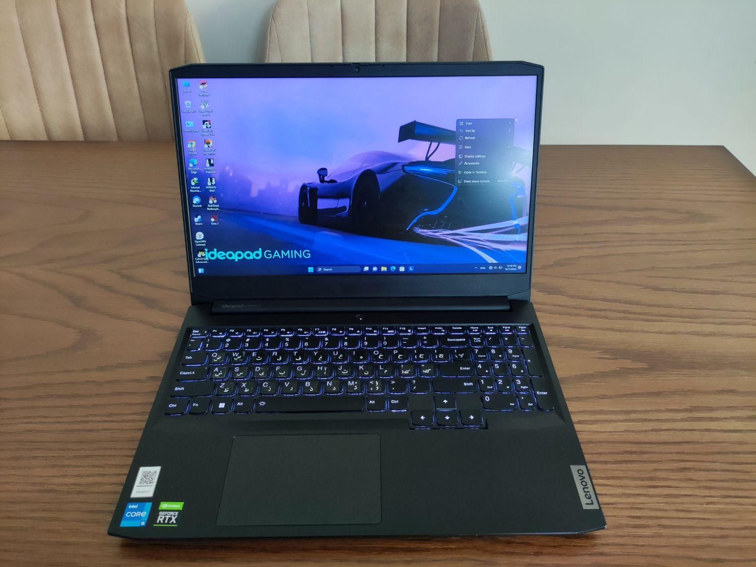 لپ تاپ گیمینگ قوی Lenovo IdeaPad gaming 3 معاوضه|رایانه همراه|تهران, سیدخندان|دیوار