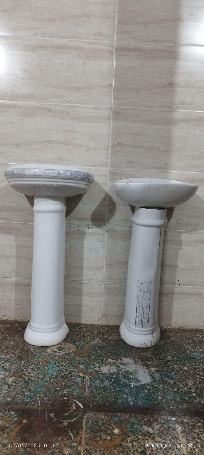 2 عدد روشویی در حد نو بفروش میرسدقیمت 3 ملیون تومن|لوازم سرویس بهداشتی|خرم‌آباد, |دیوار