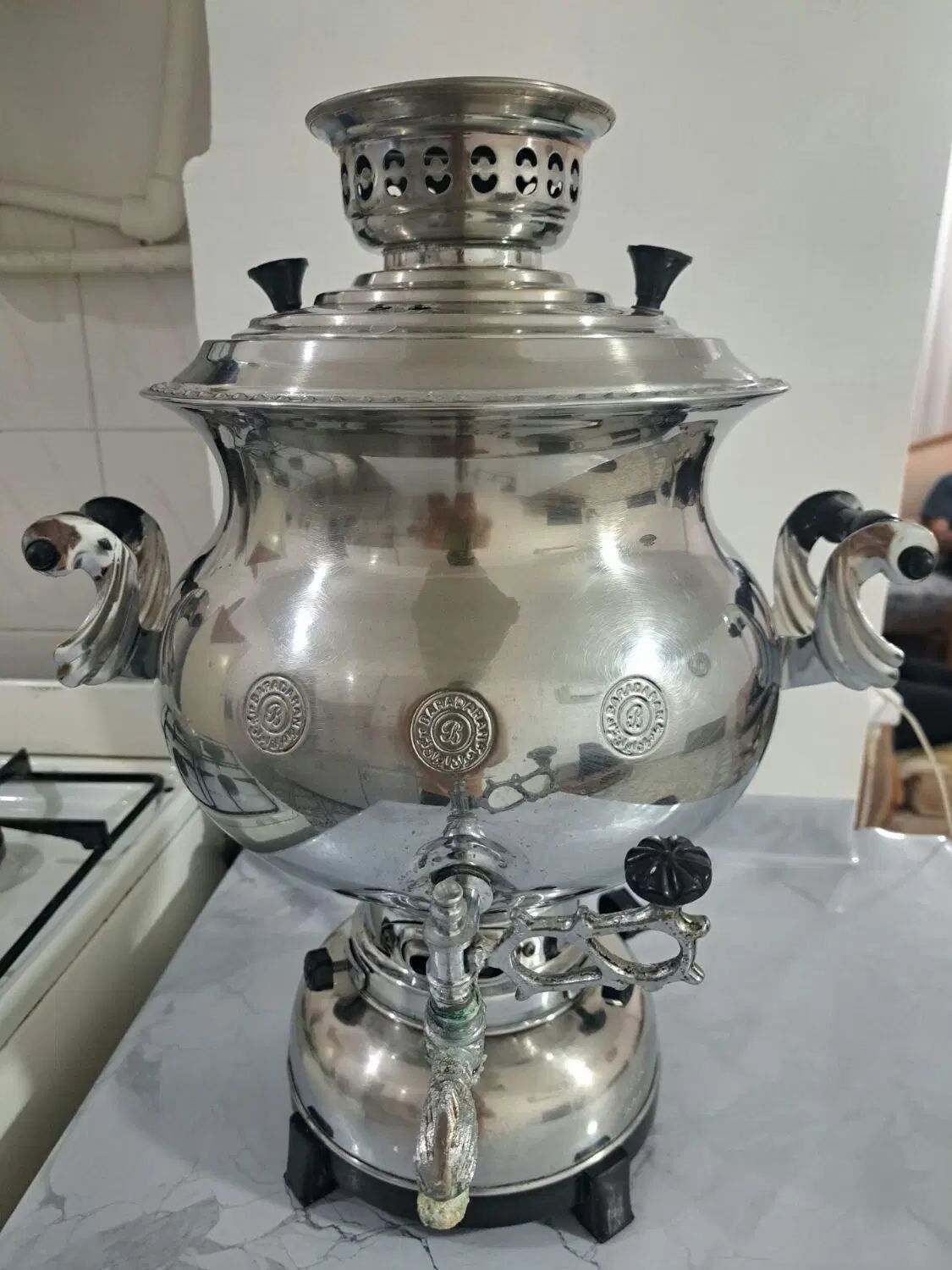 سماور گازی|سماور، چای‌ساز، قهوه‌ساز|رشت, معلم|دیوار
