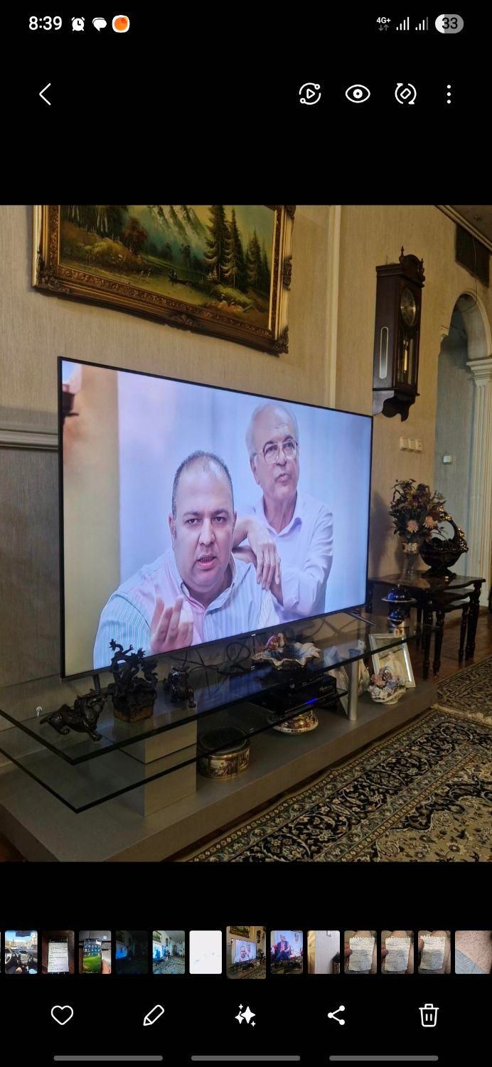 تلویزیون 65 اینچ TCL QLED پنل شکسته|تلویزیون و پروژکتور|تهران, امانیه|دیوار