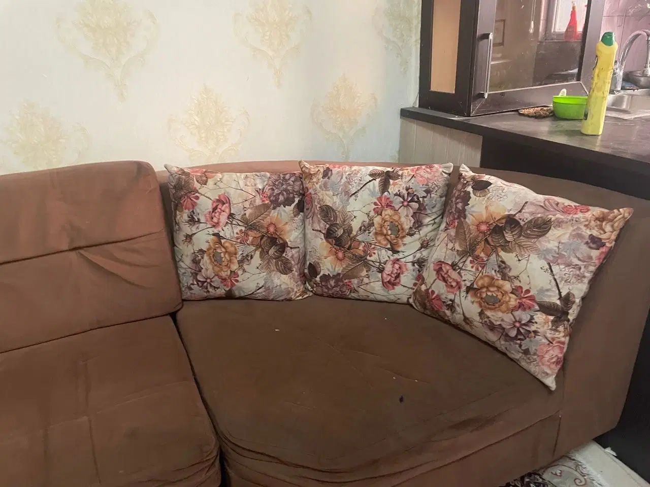 مبل ال ۷نفره با میزعسلی|مبلمان خانگی و میز عسلی|تهران, گمرک|دیوار