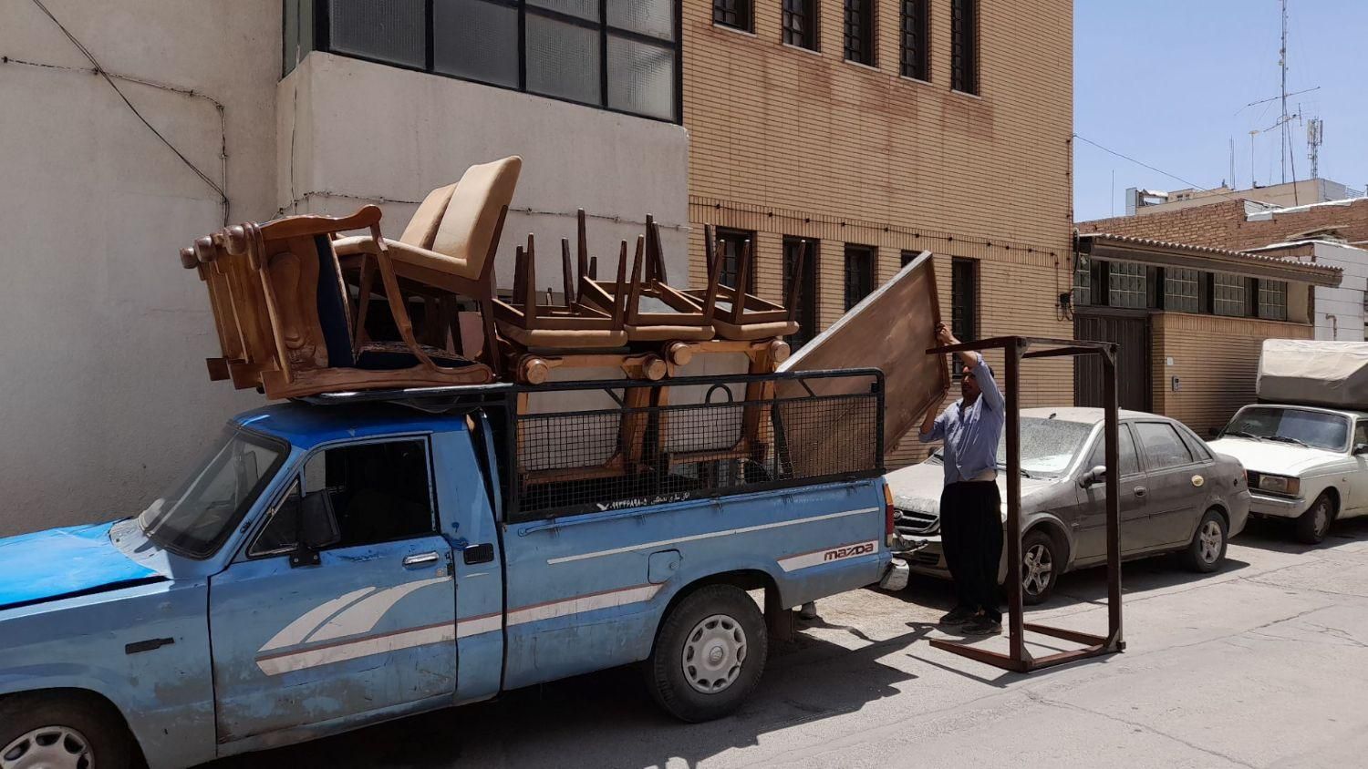 وانت بارکرایه تلفنی باکارگرمجرب برای انواع بار|خدمات حمل و نقل|کرمان, |دیوار