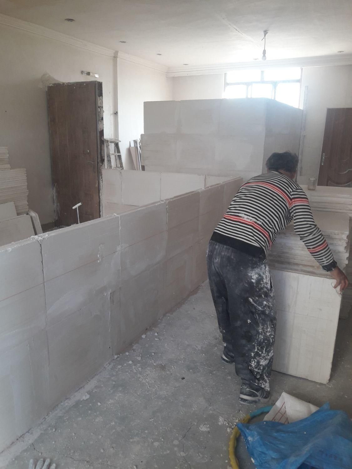 گچکارگچ کارگچ کاری نصب دیوارگچی (سید)|خدمات پیشه و مهارت|مشهد, ایثارگران|دیوار