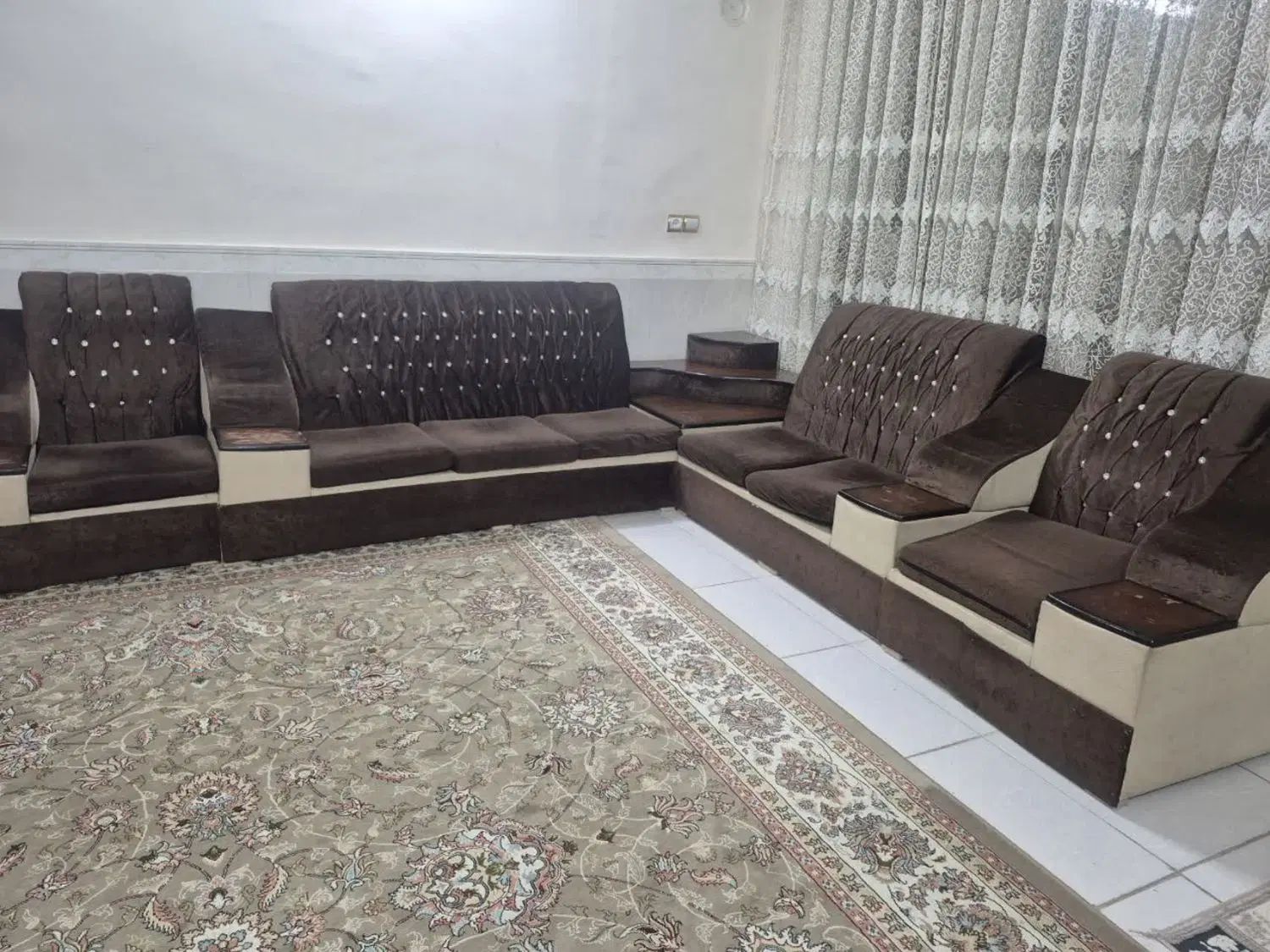 مبل ال ۷ نفره راحتی|مبلمان خانگی و میز عسلی|مشهد, انصار|دیوار