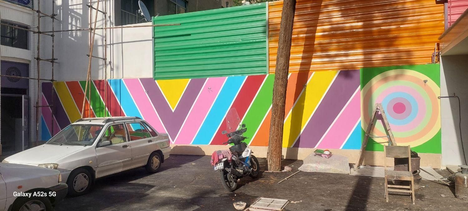 تزیینات نقاشی اپوکسی و میکروسمنت و کاغذ دیواری|خدمات پیشه و مهارت|تهران, نارمک جنوبی|دیوار