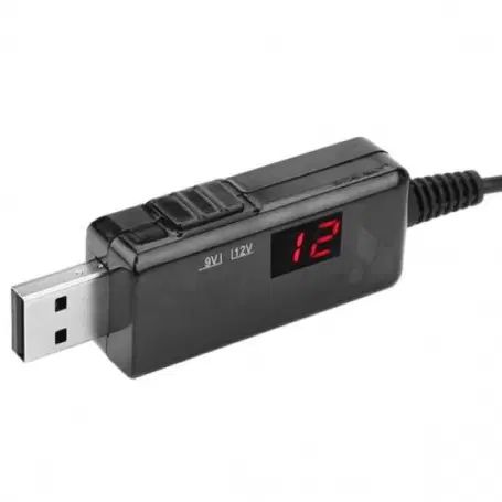کابل USB افزاینده به 9 و 12ولت با نمایشگر و تبدیل|قطعات و لوازم جانبی رایانه|تهران, اتابک|دیوار