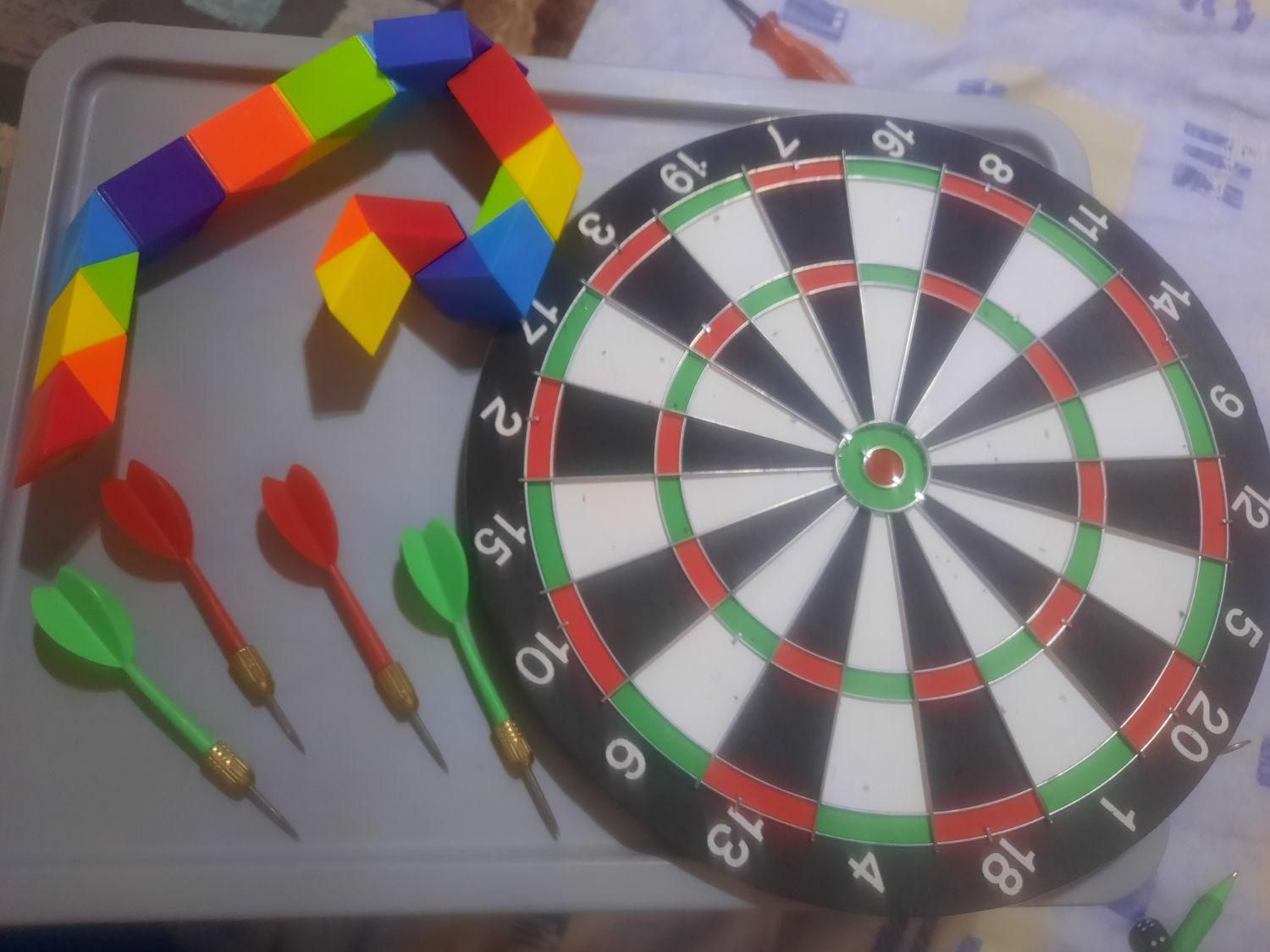 دارت و میکروفن شارژی کاملا سالم و نو|حراج|خرمآباد, |دیوار