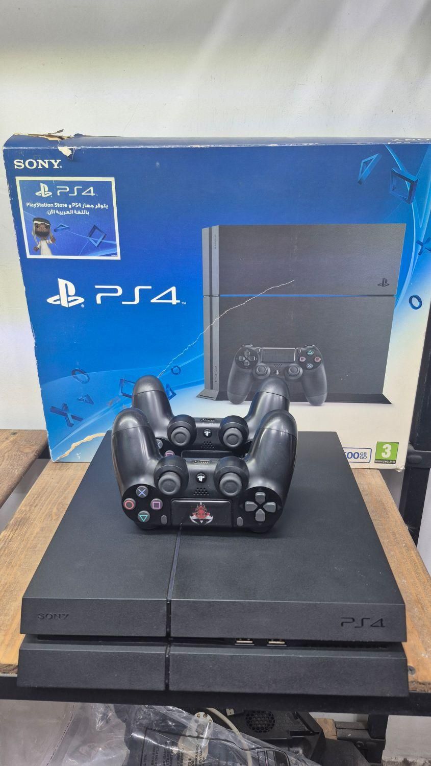 ps4 فت ۵۰۰گیگ دو دسته فول بازی|کنسول، بازی ویدئویی و آنلاین|تهران, زینبیه|دیوار
