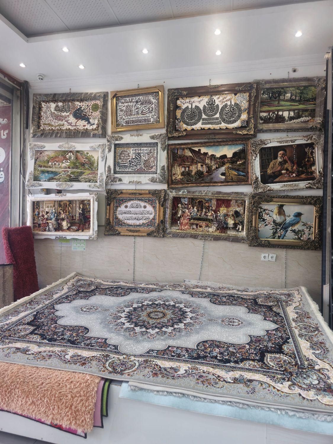 انواع تابلو فرش آیه منظره وچهره|تابلو فرش|ارومیه, |دیوار