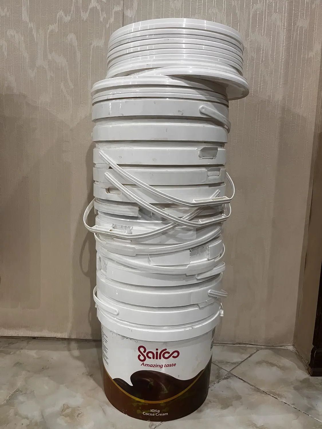 سطل بزرگ|ظروف نگهدارنده، پلاستیکی، یک‌بارمصرف|مشهد, توس فردوسی|دیوار