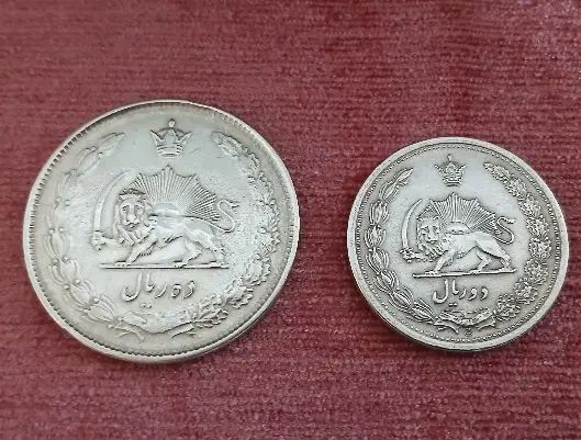 سکه نقره شاهی|کلکسیون سکه، تمبر، اسکناس|اصفهان, شفق|دیوار