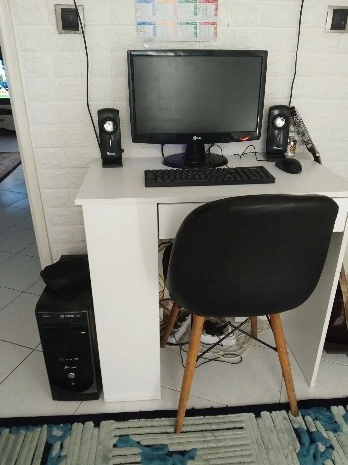 کیس گیمینگ + مانیتور 19 LG+ گرافیک Rx580 نو|رایانه رومیزی|تهران, تولید دارو|دیوار