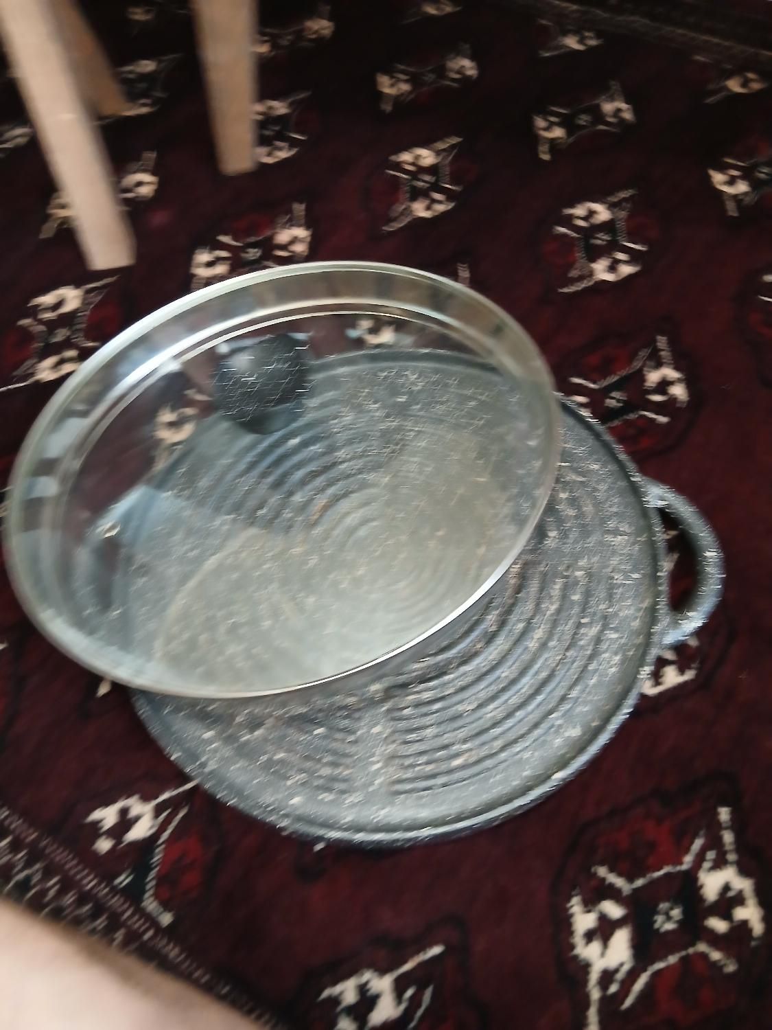 تابه‌چدنی‌گریل‌یک‌باراستفاده‌شده‌|ظروف پخت‌وپز|تهران, آبشار تهران (دریاچه)|دیوار
