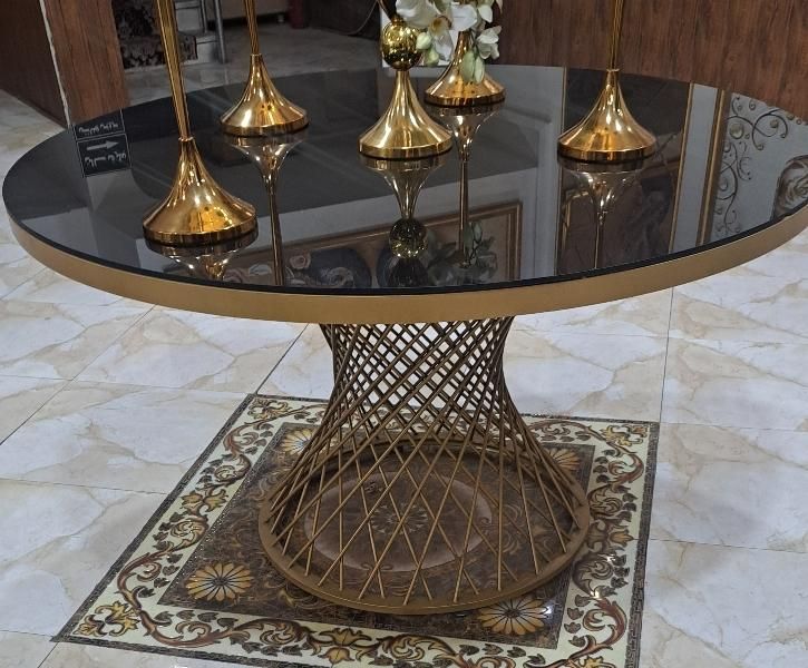 میز حصیری قطر ۱.۵ میز تالار|میز و صندلی غذاخوری|کرج, ساسانی|دیوار