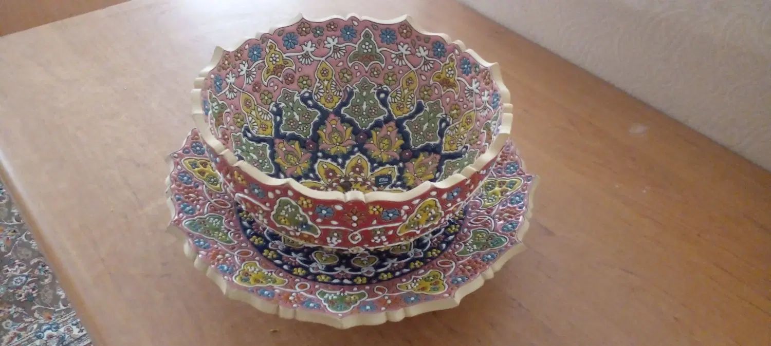مینا کاری بسیارزیبا|صنایع دستی و سایر لوازم تزئینی|کرج, برغان|دیوار
