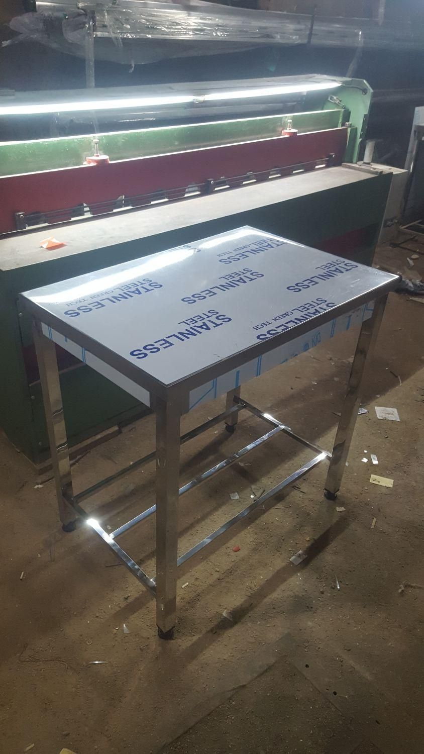 میز کار استیل صنعتی با ابعاد سفارشی|کافی‌شاپ و رستوران|تهران, آذری|دیوار