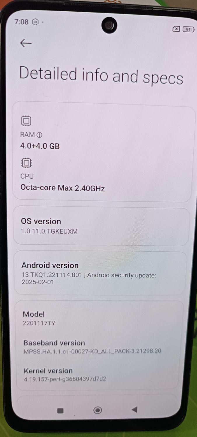 گوشی شیائومی redmi note 11 رم ۱۲۸|موبایل|تهران, تهرانپارس شرقی|دیوار