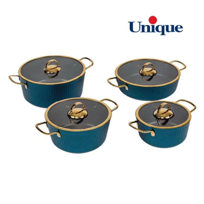 سرویس قابلمه چدن گرانیت 8 پارچه یونیک کد 8404|ظروف پخت‌وپز|فردیس, شهرک ارم|دیوار
