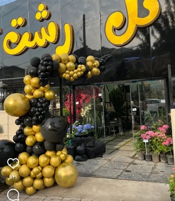 اجرای انواع دکور بادکنک ارایی و گل ارایی|خدمات پذیرایی، مراسم|همدان, |دیوار