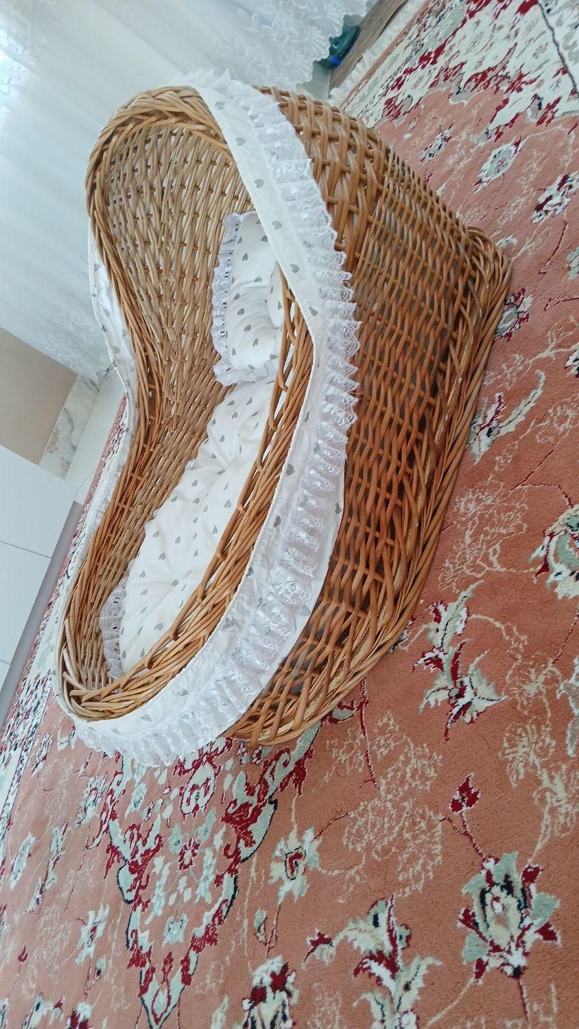 سبد حصیری نوزاد|اسباب و اثاث بچه|ارومیه, |دیوار