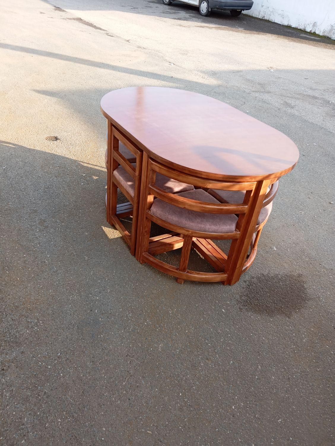 ناهار خوری کمجا 6نفره|میز و صندلی غذاخوری|بندر انزلی, آذربایجان|دیوار