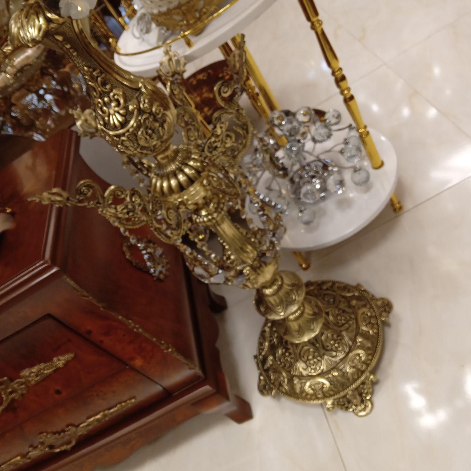 کنارسالنی تمام برنز ملائکه با طراحی خیلی  شیک|لوستر و چراغ آویز|اردبیل, |دیوار