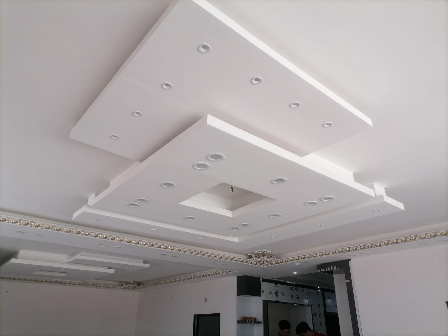 اجرای کناف و پانل 60*60 برای فروشگاه ها و منازل|مصالح و تجهیزات ساختمان|سراب, |دیوار