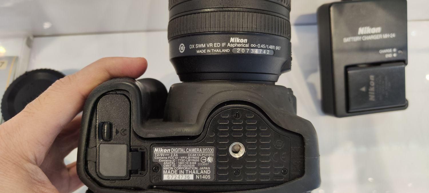 نیکون 5500 با لنز 18 140 همراه با سه پایه ونگارد|دوربین عکاسی و فیلمبرداری|تهران, هروی|دیوار