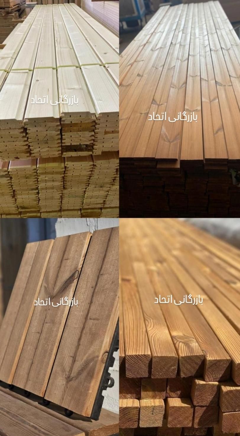 پخش و اجرا چوب ترموود و چوب روسی لمبه|مصالح و تجهیزات ساختمان|تبریز, |دیوار