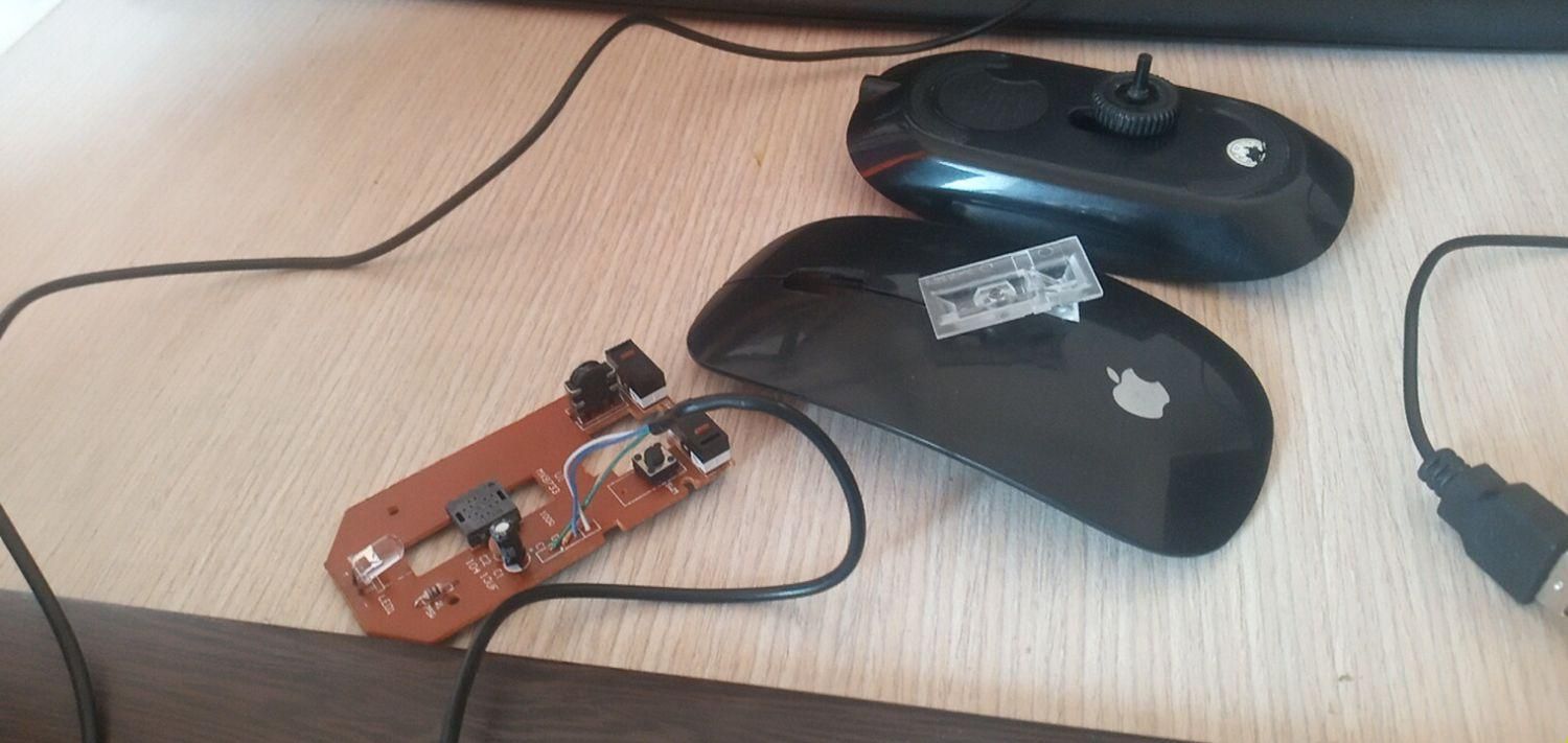 ماوس اپل باز شده سالم دانشجویی|قطعات و لوازم جانبی رایانه|رستمآباد, |دیوار