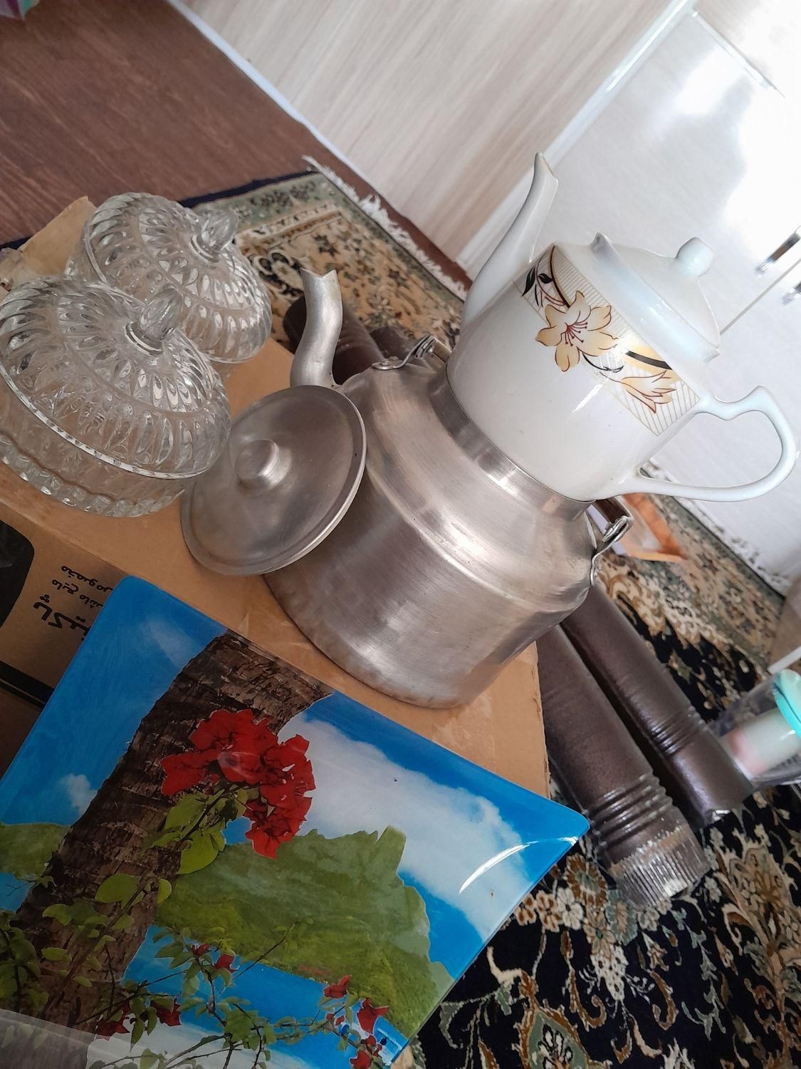 فلاکس چای قوری کتری قندان|قوری، کتری، قهوه‌ساز دستی|ایلام, |دیوار