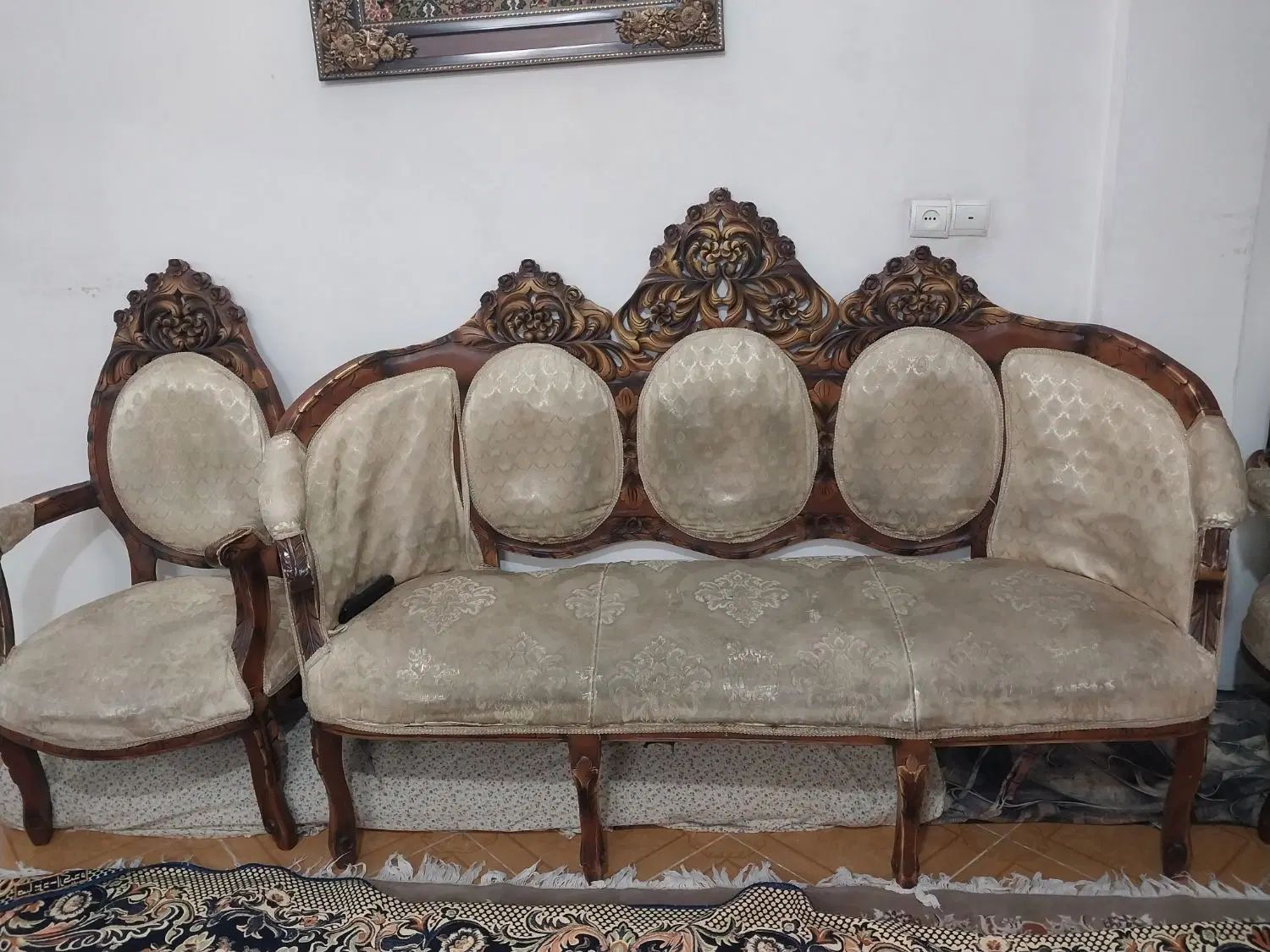 مبل 9 نفره|مبلمان خانگی و میز عسلی|تهران, یاخجی آباد|دیوار
