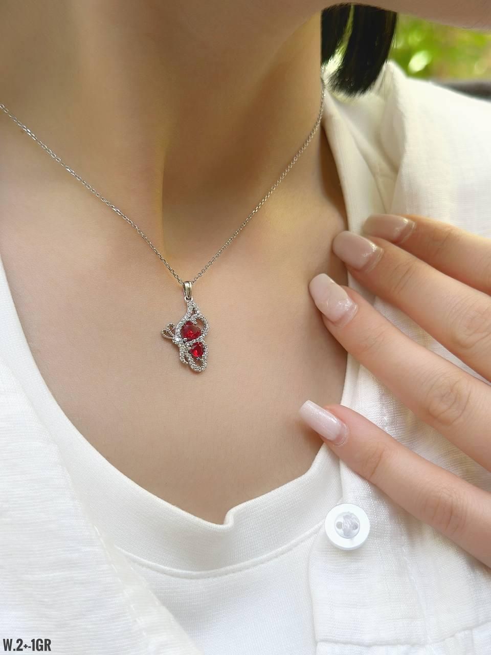 گردنبند گندم نقره بدون حساسیت رنگ ثابت مادام العمر|بدلیجات|تبریز, |دیوار