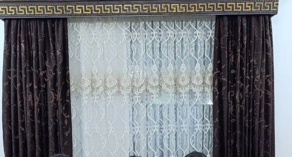 پرده شیک برای پذیرایی|پرده، رانر، رومیزی|رشت, گلسار|دیوار