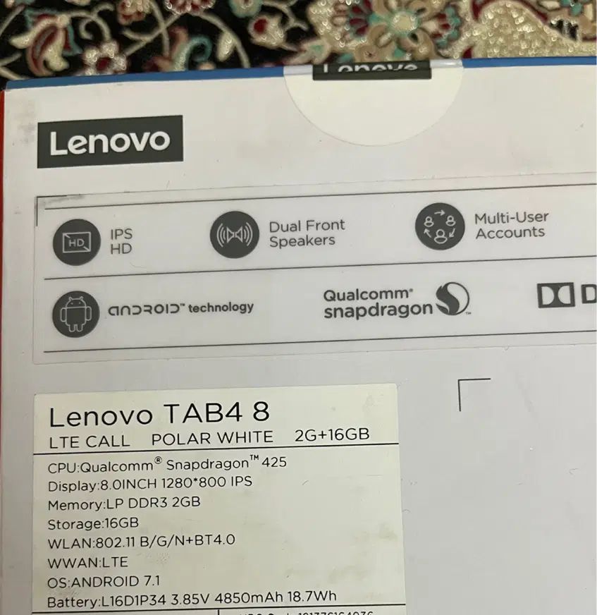 تبلت لنوو tab4|تبلت|تهران, صفا|دیوار