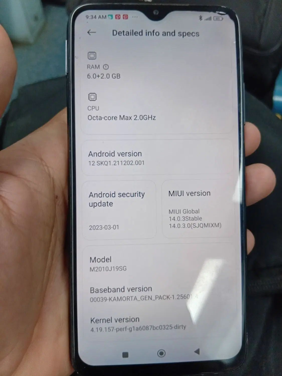 Redmi 9T RAM 8 storage 128|موبایل|مشهد, شهرک لشکر (شهرک غرب)|دیوار