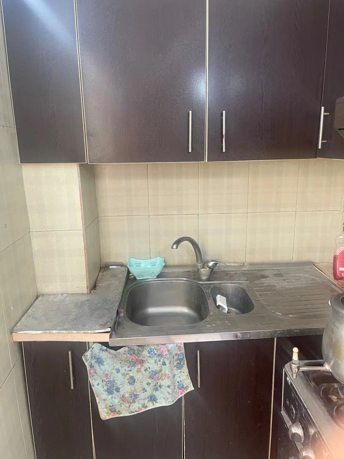 کابینت دیواری و زمینی و هودو سینک باهم خوش قیمت|آب‌چکان و نظم‌دهنده ظروف|تهران, کوثر|دیوار