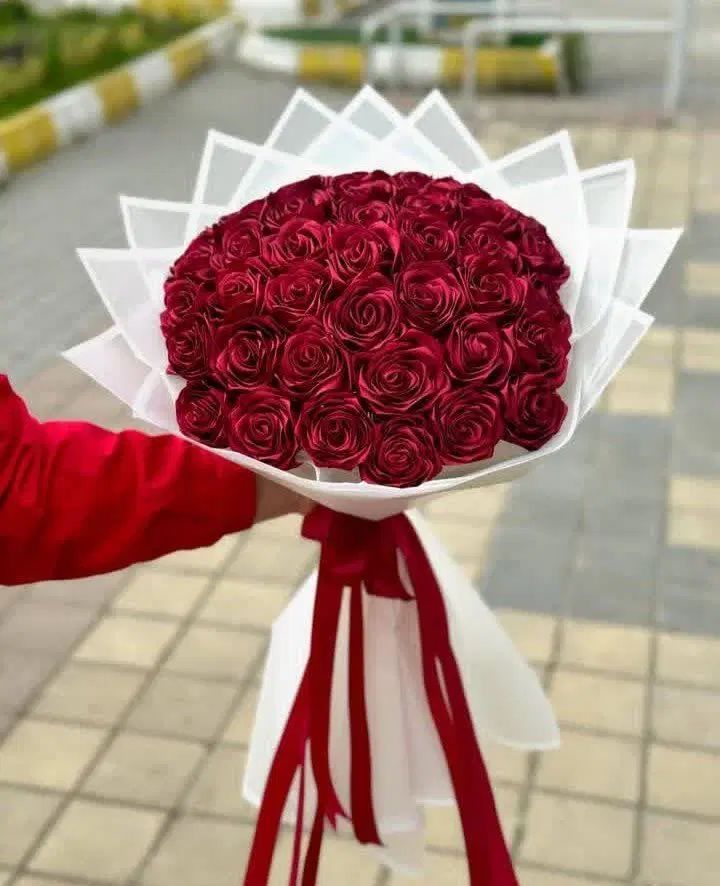 گل رز روبانی، بهترین هدیه برای هر مناسبتی|گل مصنوعی|گلبهار, شهر جدید گلبهار|دیوار
