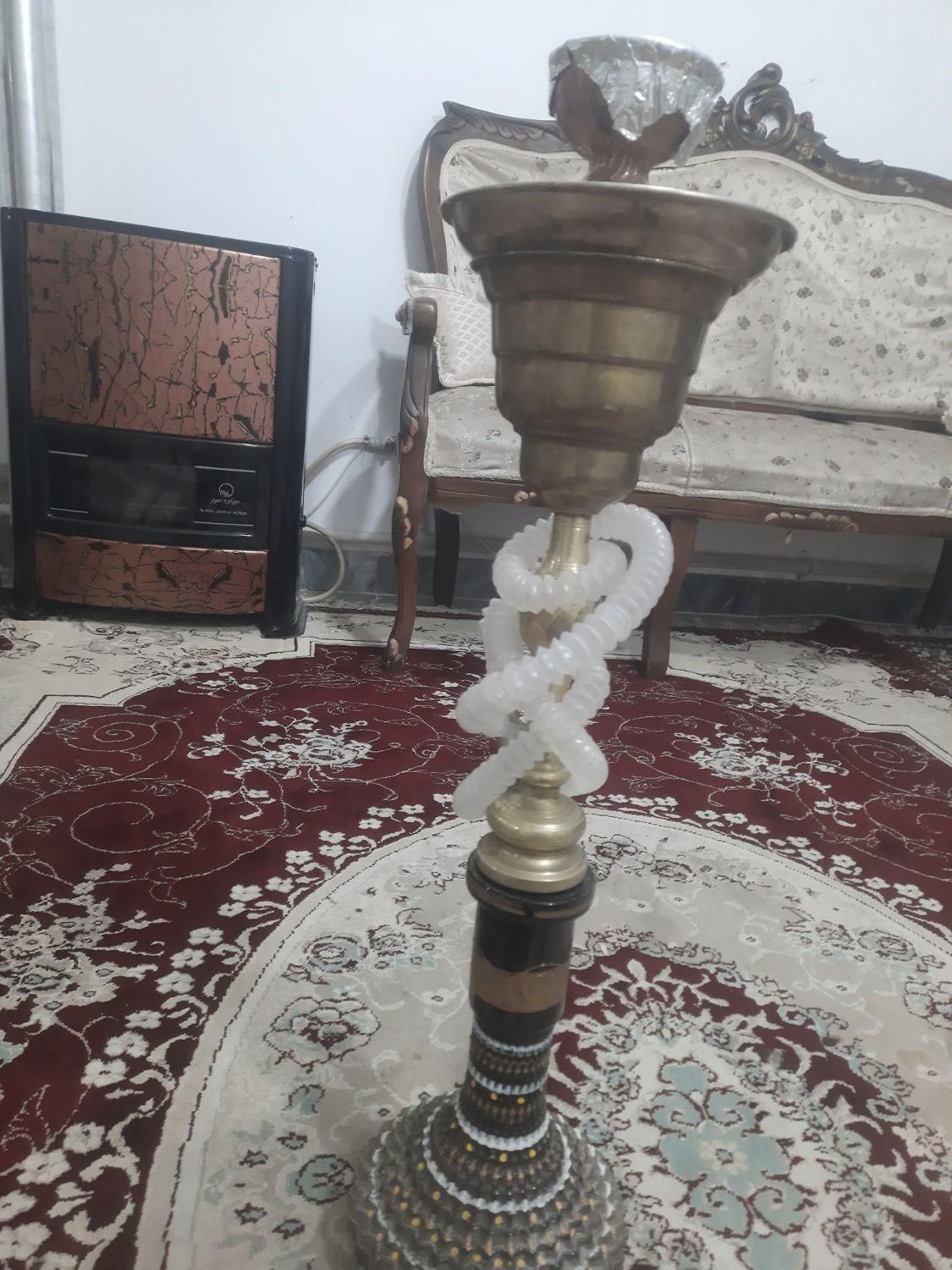 قلیان برنجی کام دهی عالی طعم دار|کلکسیون و سرگرمی|بومهن, |دیوار