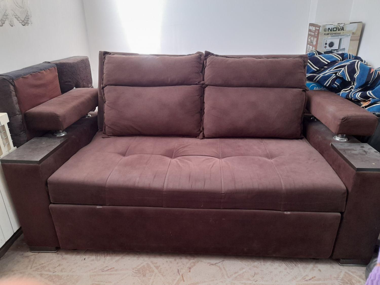 مبل تخت خواب شو ۲ نفره|مبلمان خانگی و میز عسلی|اصفهان, کوجان|دیوار