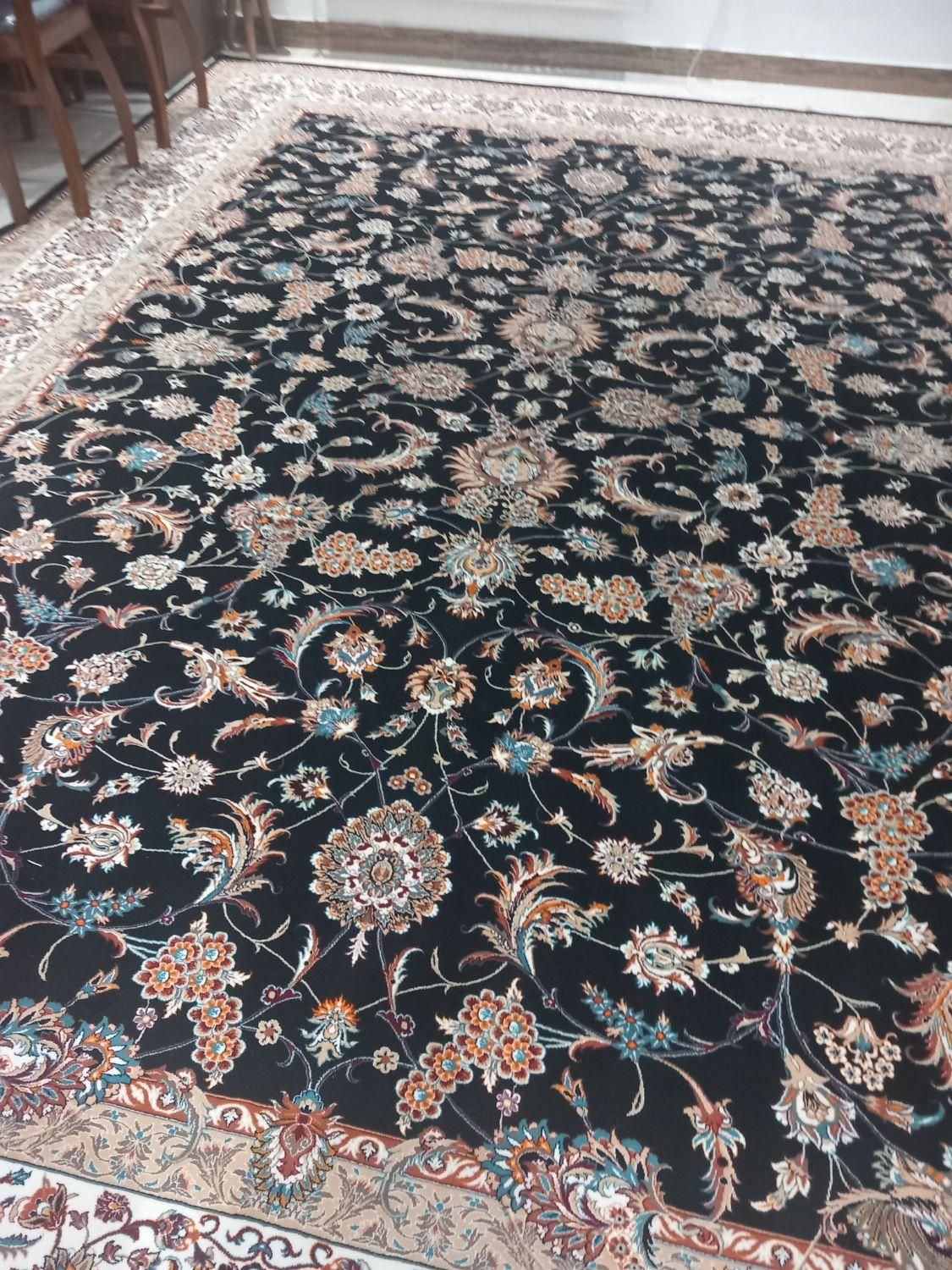 فرش سورمه ای ۱۲ متر|فرش|اراک, |دیوار