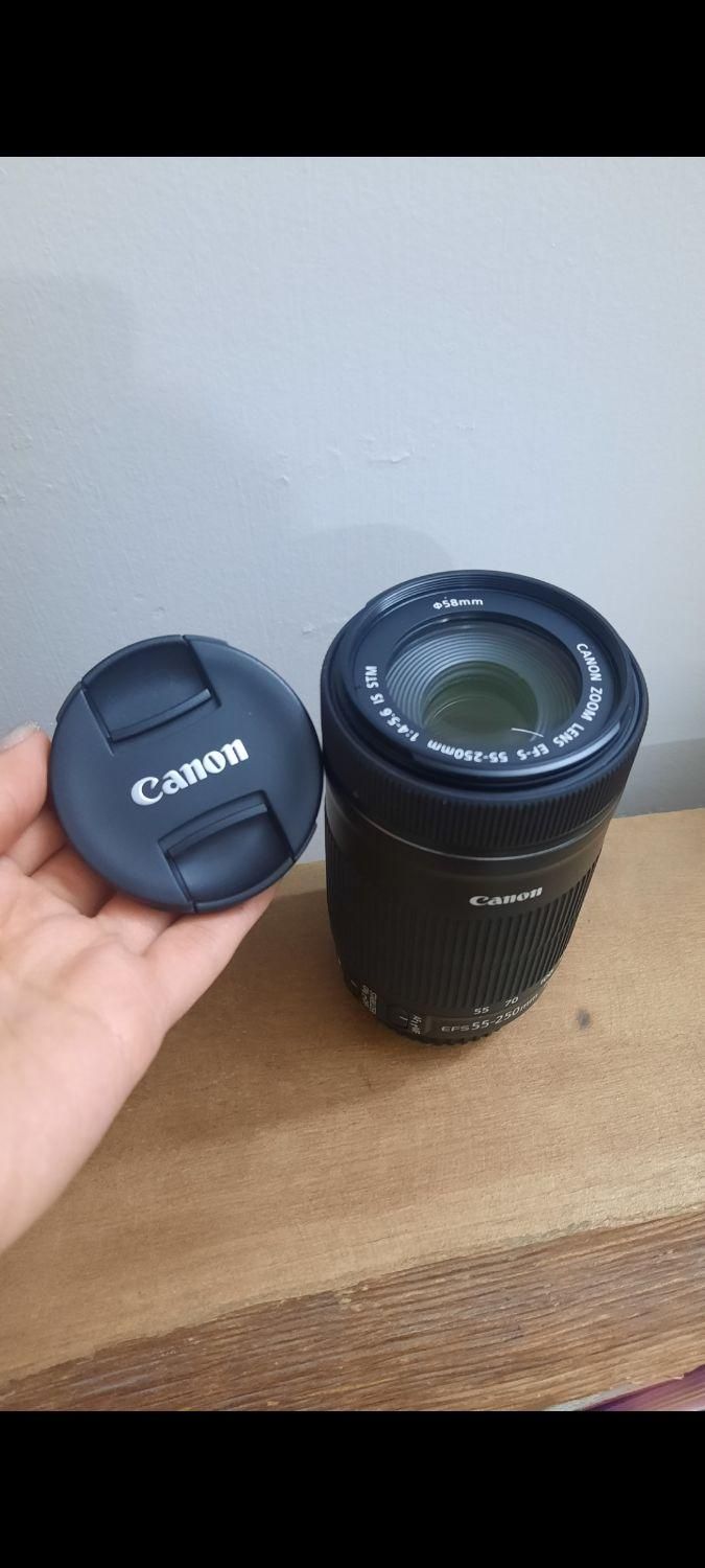 لنز دوربین عکاسی canon|دوربین عکاسی و فیلم‌برداری|نیشابور, شهرک فرهنگیان|دیوار